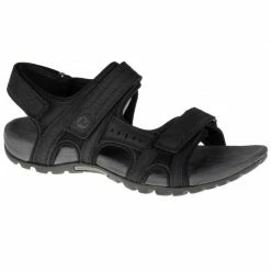 Merrell Mens Sandspur Lee Backstrap Sandals - Black Trainers