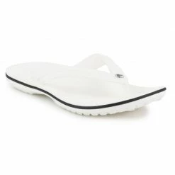 Slides Crocs Womens Crocband Flip-Flops - White