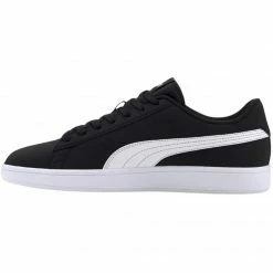 Puma Mens Smash V2 Buck Shoes - Black Trainers