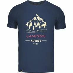Alpinus Mens Polaris T-shirt - Navy Blue Outdoor Clothing