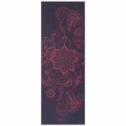Yoga Mats Gaiam Premium Auabergine Swirl 6MM Yoga Mat - Violet