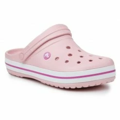 Crocs Womens Crocband Slippers - Pink Slides
