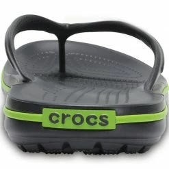 Slides Crocs Crocband Flip-Flop Slippers - Graphite/Green