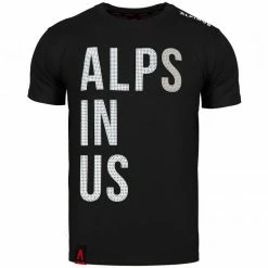 Alpinus Mens Alps In Us T-Shirt - Black