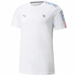 Outdoor Clothing Puma Mens BMW Motorsport T7 T-shirt - White