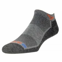 Drymax Unisex Extra Protection Mini Crew Running Socks - Graphite/Pink Walking Socks