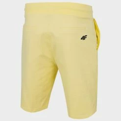 4F Men's Shorts - Yellow Outdoor Clothing