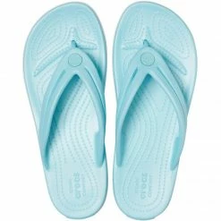 Crocs Womens Crocband Flip-Flops - Blue Slides