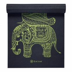 Yoga Mats Gaiam Tribal Wisdom 6 MM Yoga Mat - Black