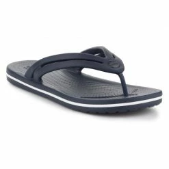 Crocs Womens Crocband Flip-Flops - Black Slides