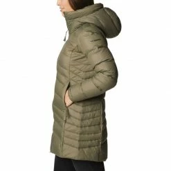 Columbia Womens Autumn Park Down Mid Jacket - Green Outdoor Clothing