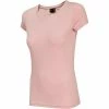 4F Womens Soft T-Shirt - Light Pink Outdoor Clothing