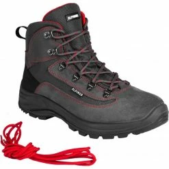 Alpinus Brahmatal High Active Trekking Shoes - Graphite/Red Trainers