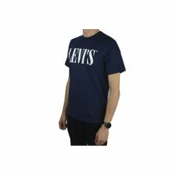 Levi's Mens Relaxed Graphic Tee - Navy Blue