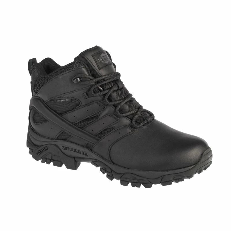 Trainers Merrell Mens Moab 2 Mid Tactical Response Waterproof Shoes - Black
