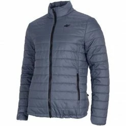 4F Mens Down Jacket - Gray Outdoor Clothing