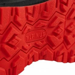 Trainers Alpinus Mens Seville Trekking Shoes - Black/Red