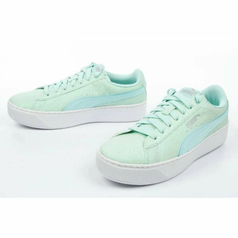 Footwear Puma Womens Vikky Platform Glitz Shoes - Mint