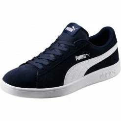 Puma Mens Smash V2 Shoes - Blue