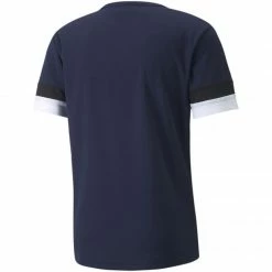Outdoor Clothing Puma Mens TeamRise Jersey Peacoat T-shirt - Navy Blue