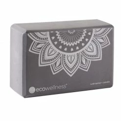 Yoga Accessories Ecowellness Yoga Block - Gray