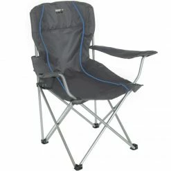 High Peak Salou Folding Chair - Black/Blue Equipment