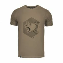 Alpinus Mens Wild Nature T-shirt - Dark Olive Outdoor Clothing