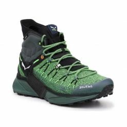 Salewa Mens MS Dropline Mid Hiking Boots - Green Trainers