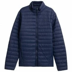 4F Mens Winter Jacket - Navy Blue Outdoor Clothing