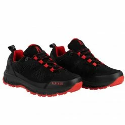 Trainers Alpinus Mens Seville Trekking Shoes - Black/Red