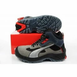 Trainers Puma Mens Mercury High S1P Esd Work Shoes - Black/Gray