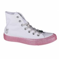 Footwear Converse Womens X Miley Cyrus Chuck Taylor Hi All Star Shoes - White