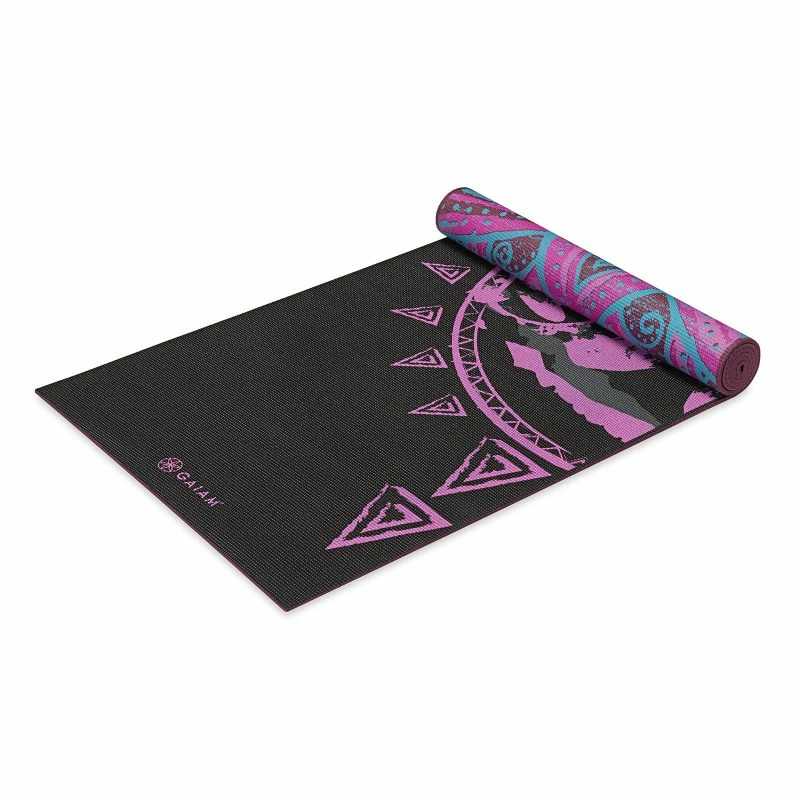 Gaiam "BE FREE" Double-sided Yoga Mat 6mm - Purple