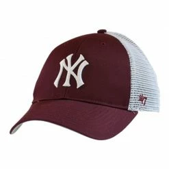 47 Brand Unisex MLB New York Yankees Branson Cap - Maroon