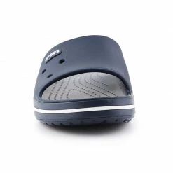 Crocs Unisex Crocband Slides - Navy Blue