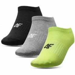 4F Junior Everyday Socks - Black/Gray/Green