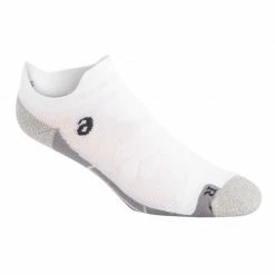 Asics Unisex Road Ped Double Tab Socks - White Walking Socks