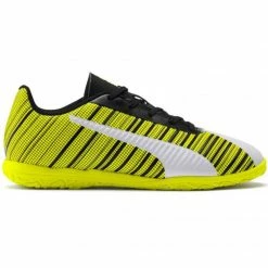 Puma Junior One 5.4 IT Football Boots - Yellow/White/Black