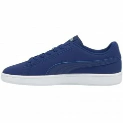 Puma Womens Smash V2 Buck Elektro Shoes - Navy Blue Footwear