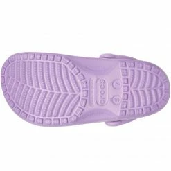 Crocs Womens Classic Glitter Clog - Purple Slides