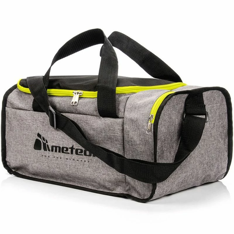 Meteor Nepr 20L Fitness Bag - Gray/Lime Duffle Bags