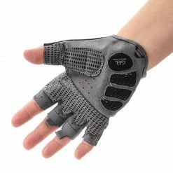 Meteor Unisex Gel GX42 Bicycle Gloves - Grey