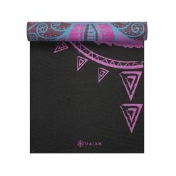 Gaiam "BE FREE" Double-sided Yoga Mat 6mm - Purple