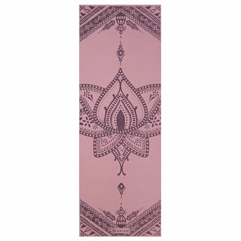 Gaiam Icy Frost Double-sided Yoga Mat 4 Mm - Pink/Purple Yoga Mats