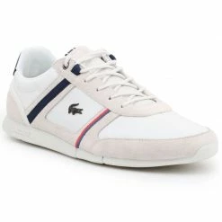 Trainers Lacoste Mens Menerva 118 1 CAM Shoes - White