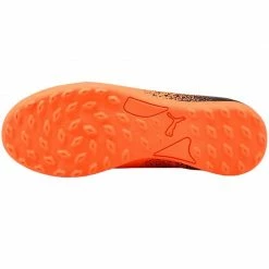 Puma Junior Future Z 4.3 TT Football Boots - Black/Orange Footwear