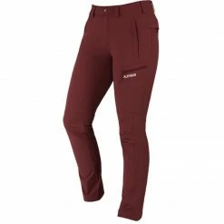 Alpinus Womens Mulleres Trekking Pants - Burgundy Outdoor Clothing