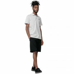 4F Mens Cotton T-shirt - Cool Light Gray Melange Outdoor Clothing