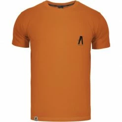Alpinus Mens The Nose T-shirt - Orange Outdoor Clothing