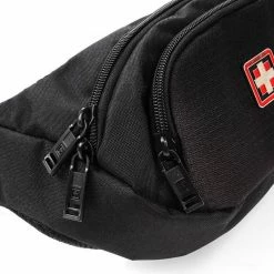 SwissBags Luzern Sachet Hip Bag - Black Sports Bags